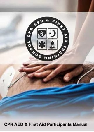 CPR AED &amp; First Aid Participants Manual cover