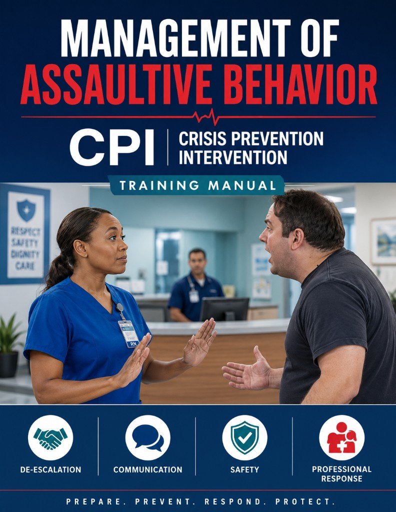 Management of Assaultive Behavior and CPI training manual cover